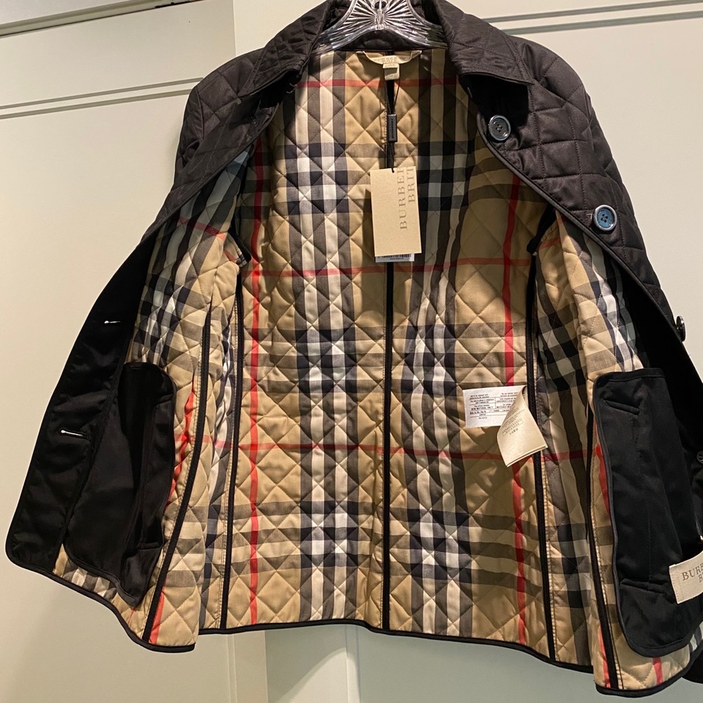Burberry quilted jacket